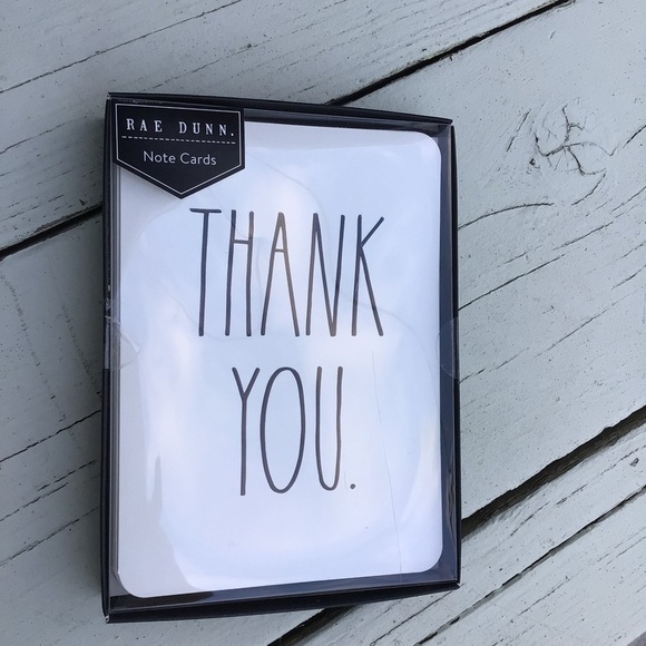 RAE DUNN Not Card Set ‘Thank You - Picture 1 of 2